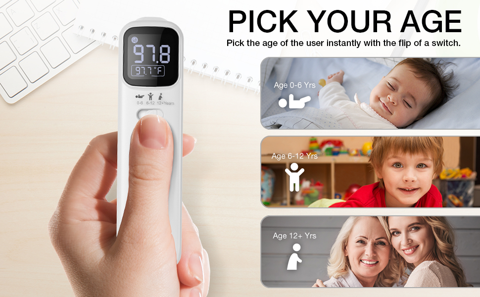 Infrared Thermometer Age Switch