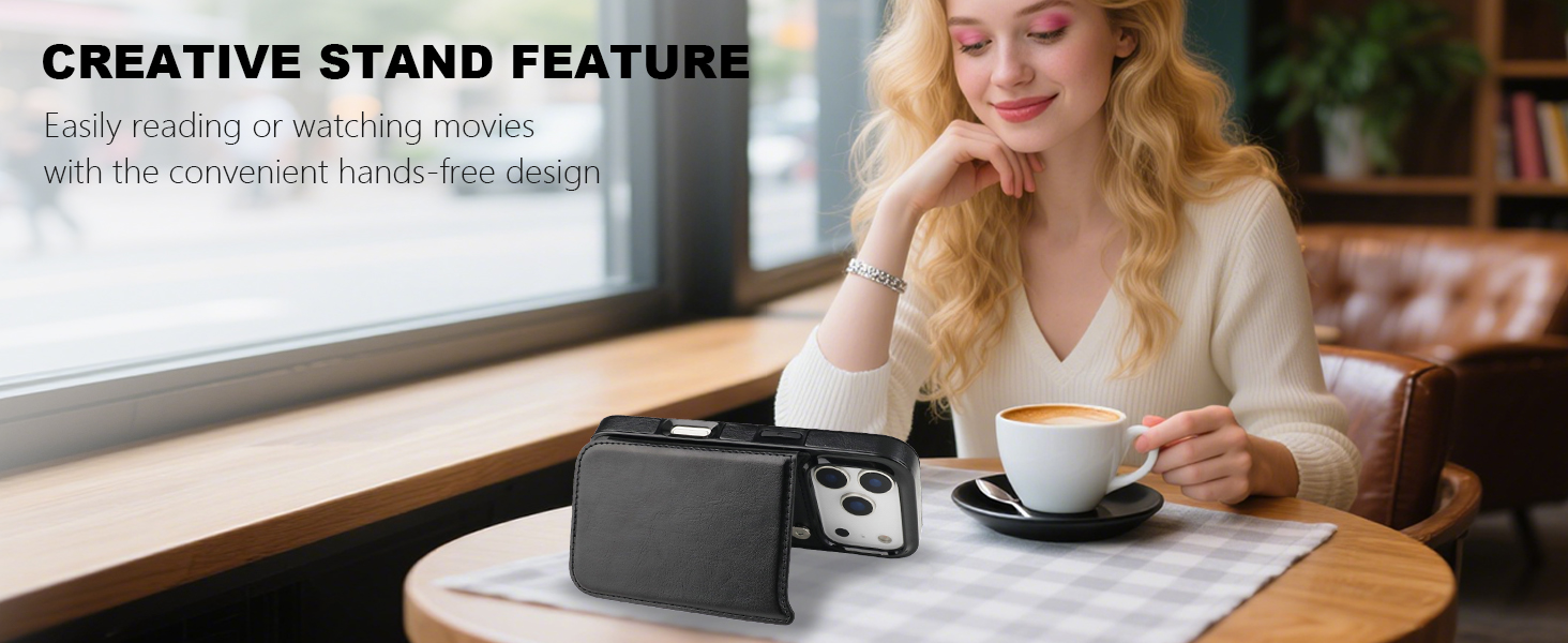 ONETOP Wallet Card Case for iPhone 17 Pro