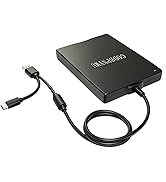 GODBPNYMU 3.5-inch Floppy Disk Drive, Portable USB Floppy Disk Drive, External USB-C FDD Plug-and...