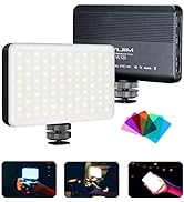 VIJIM VL120 LED Video Light on Camera, Mini Rechargeable 120 LED Photography Lighting Fill Lamp 3...