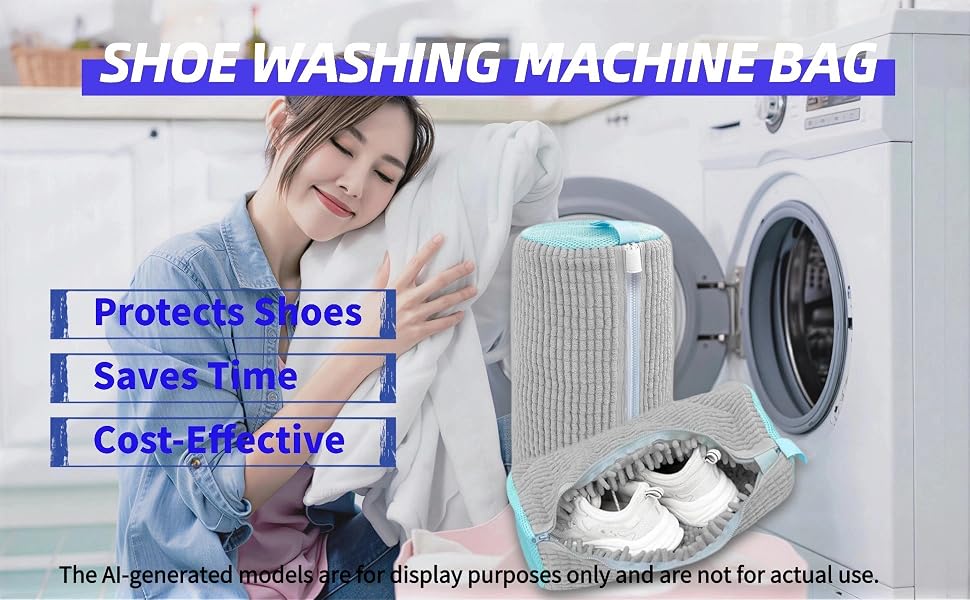 Shoe Washing Machine Bag