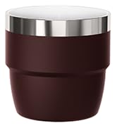 Cafezi 4 oz Espresso/Coffee Cup, Ceramic-Lined 18/8 Stainless Steel, Double-Wall Vacuum Insulated...