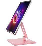 ALASHI Tablet Stand for Desk, Stable Tablet Holder with Heavy and Thickened Metal Base for Large ...