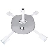 ELFJOY Beach Umbrella Stand Foldable Adjustable Portable Sunshade Umbrella Base Holder Outdoor wi...