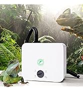 Reptile Humidifiers, Reptile Fogger for Terrariums, Smart Touch Screen Adjustable Fogger with Tim...
