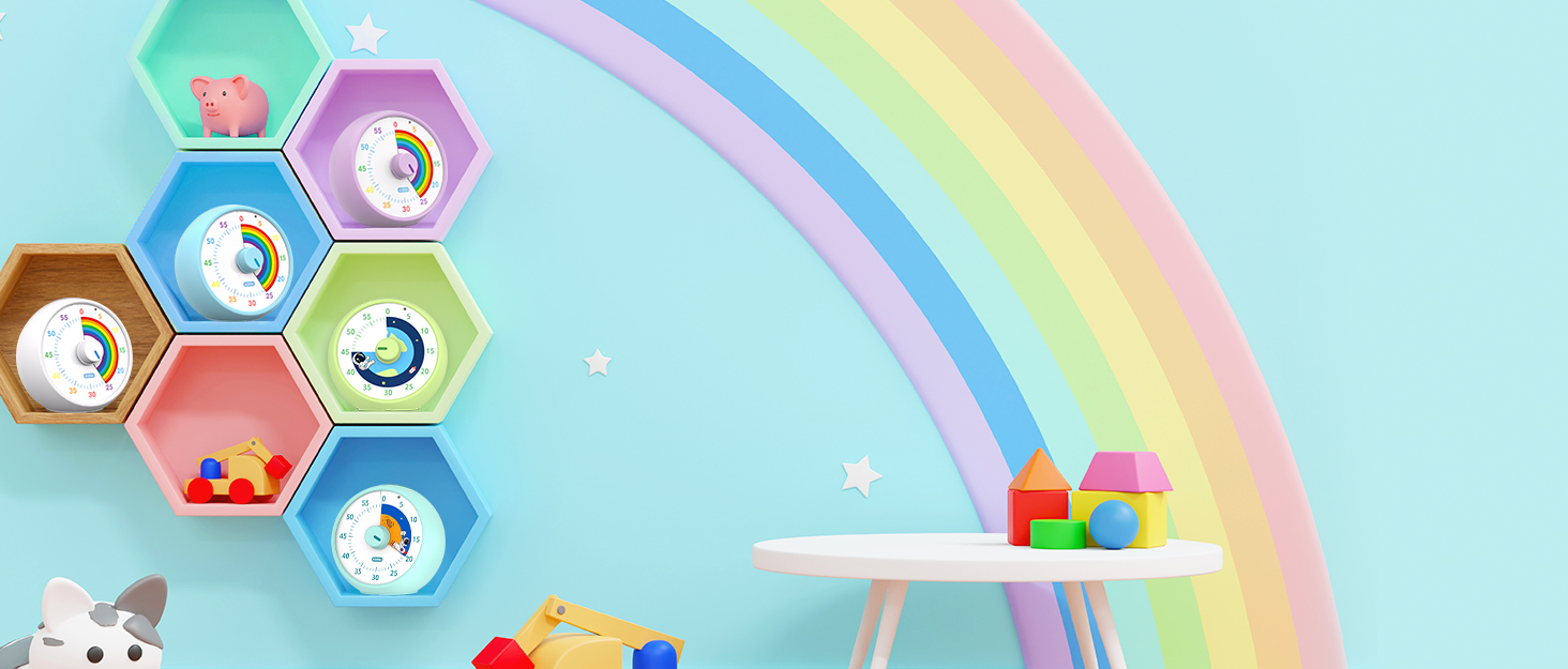 Circular visualization timer