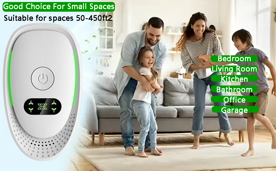 Good Choice For Small Spaces, Suitable for spaces 50-450ft2