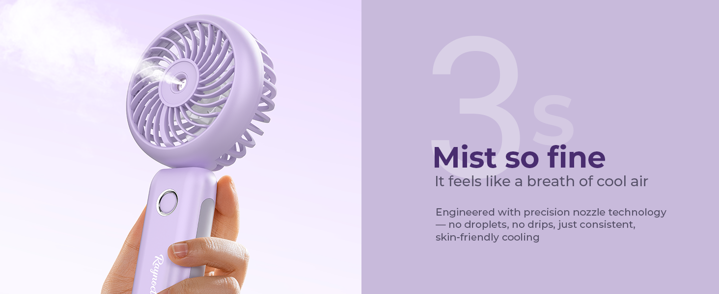 misting fan handheld