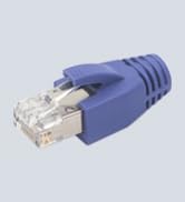 VCE (Gen 1)30-Pack Nickel Plated Shielded Cat6A/Cat7 RJ45 Modular Plugs, 3-Prong 50u