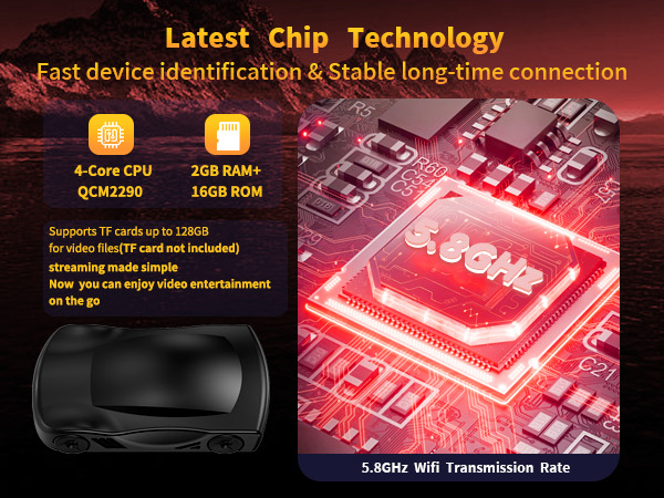 With 2GB RAM+16GB ROM, TF card support up to 128GB