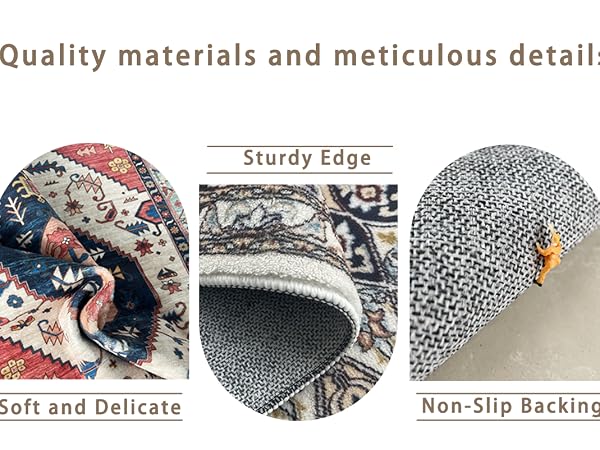 Quality materials and meticulous details