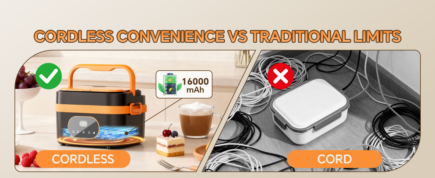 cordless electric lunch box