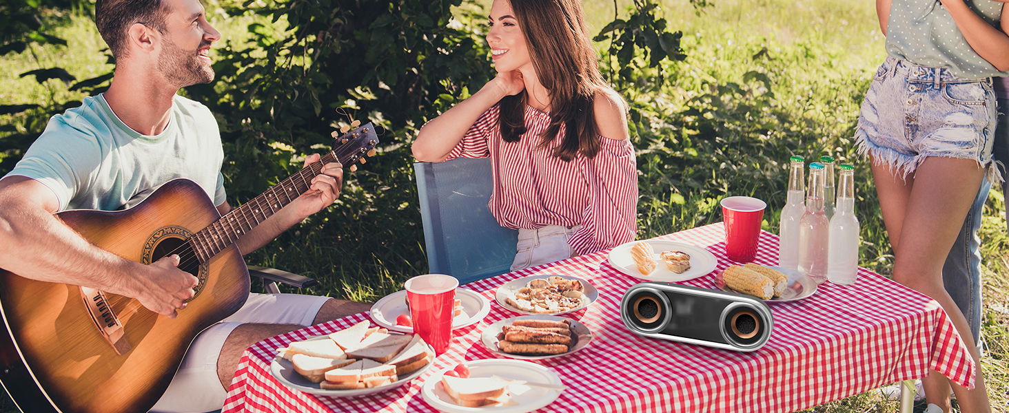 Portable Bluetooth Speaker for Backyard