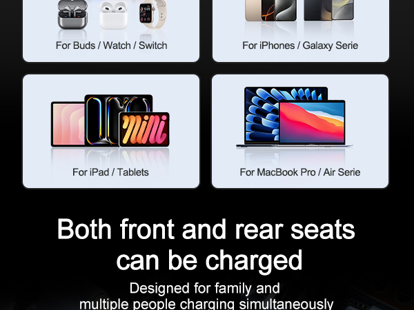 car charger usb c fast charger 