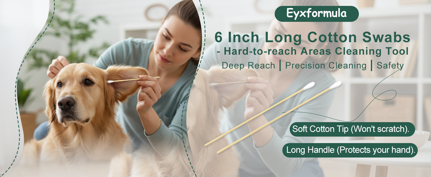 long q tips for dog ears