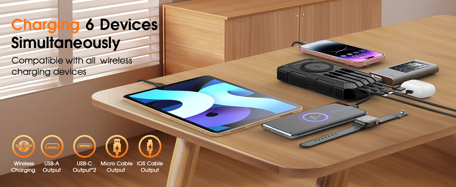 Charging 6 Devices