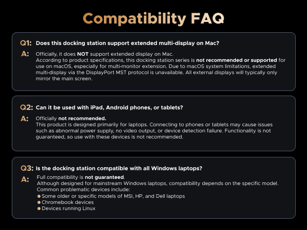 Compatibility FAQ