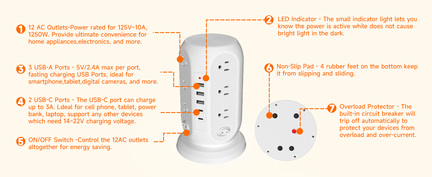 Tower Power Strip