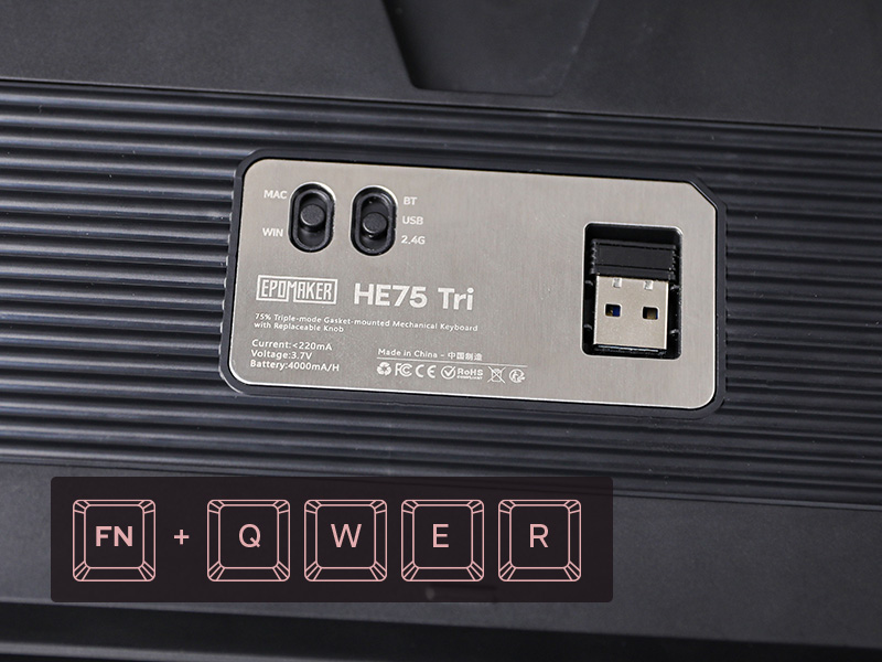 HE75 Tri-Mode Gaming Keyboard