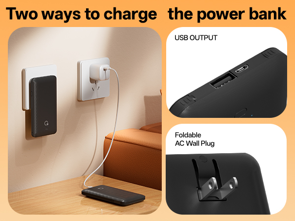 power bank with wall plug