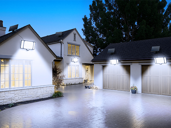 solar flood lights outdoor motion sensor