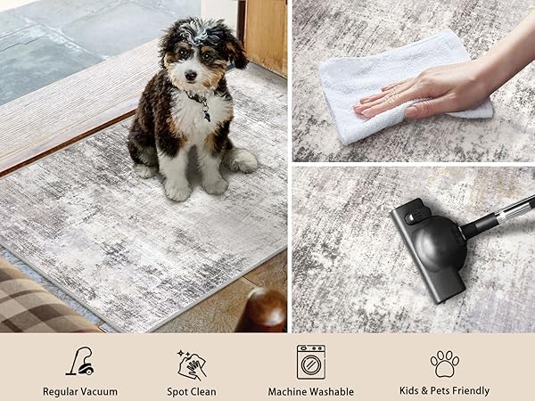 iOhouze Faux Wool Tufted Rugs