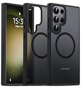 Oterkin Magnetic for Samsung Galaxy S23 Ultra Case Matte, S23 Ultra Phone Case Compatible with Ma...