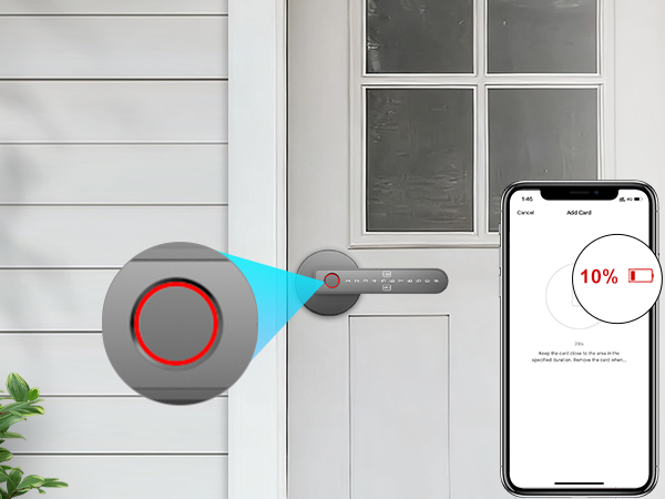 biometric door handle