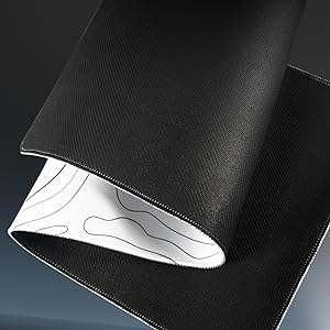 white mouse pad with rubber base