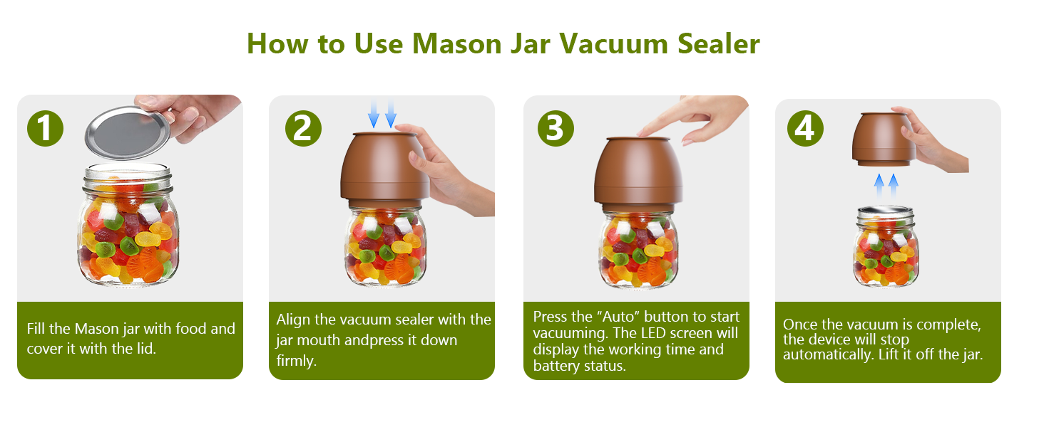 Mason Jar Vacuum Sealer