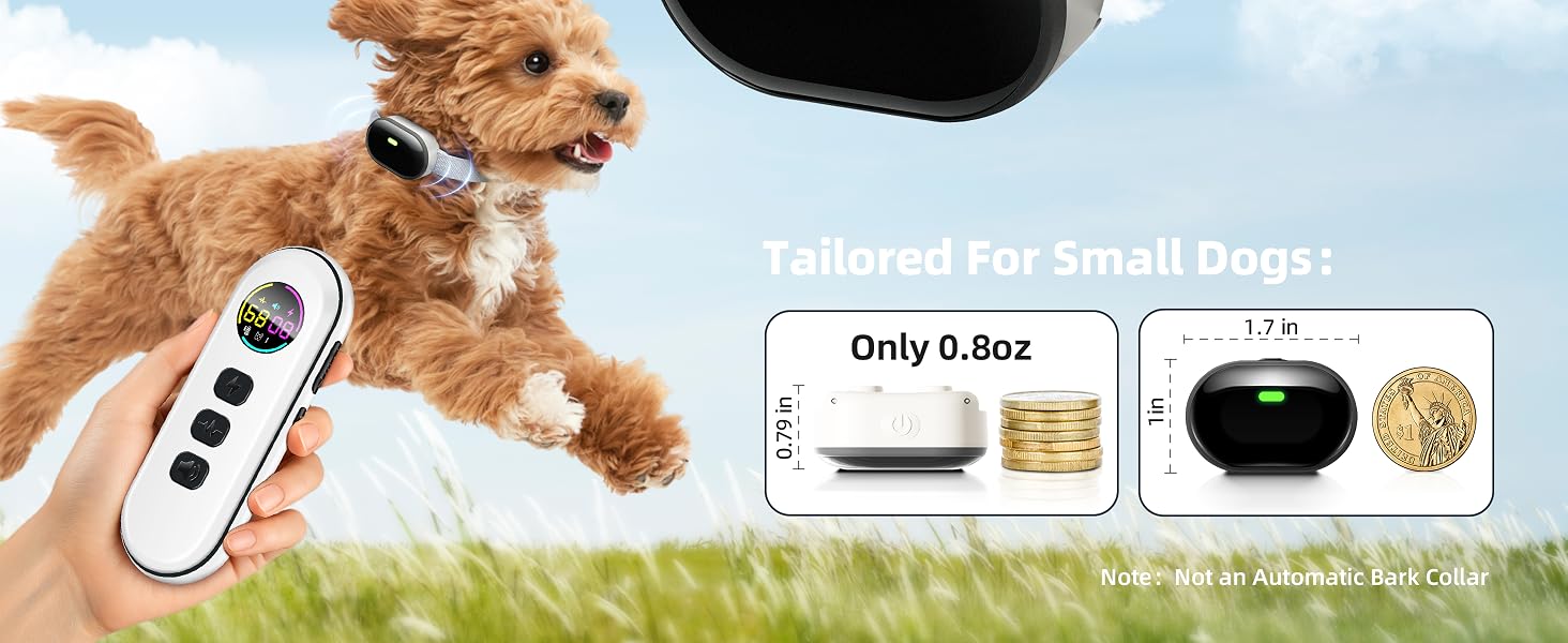dog clicker for training dog training e collar shock collar for small dogs 20-30 lbs