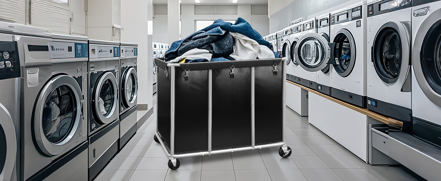 Commercial Laundry Cart