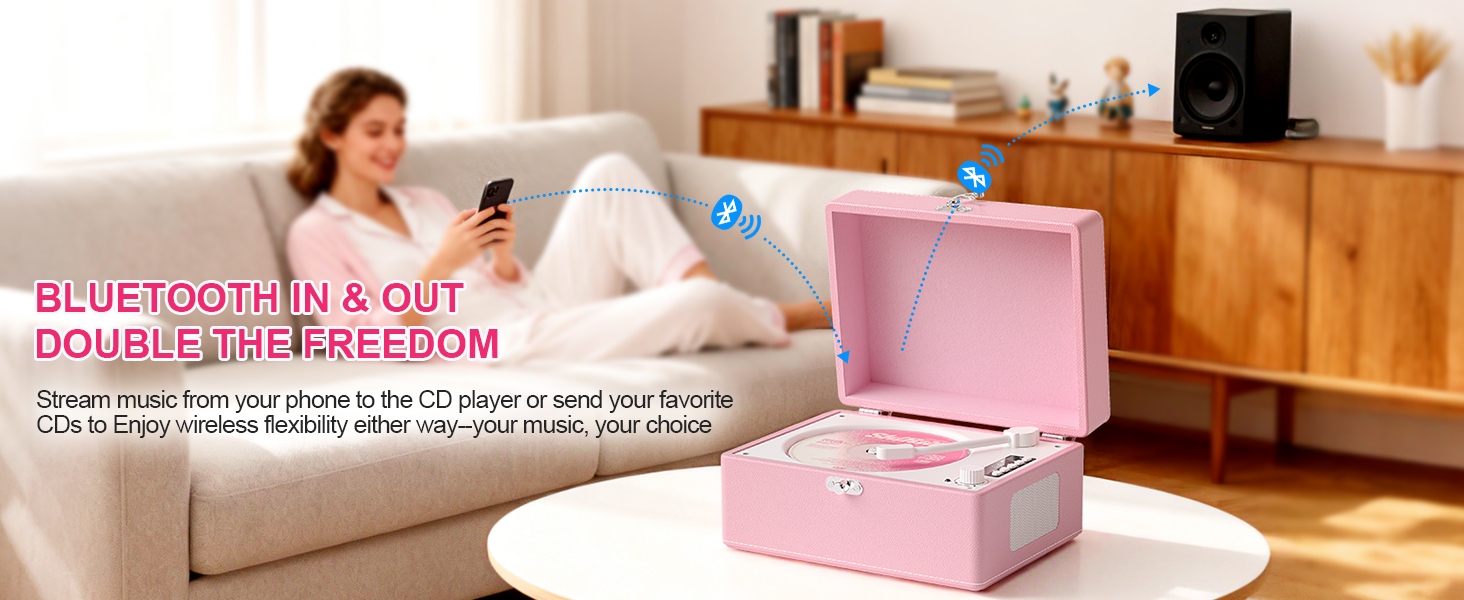 portable cd player with bluetooth cd players bluetooth cd player retro cd player cute cd player