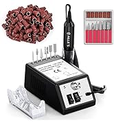 Professional Nail Drill Machine 20000 RPM Efile Electric Nail Filer Kit for Finger Toe Nails, Acr...