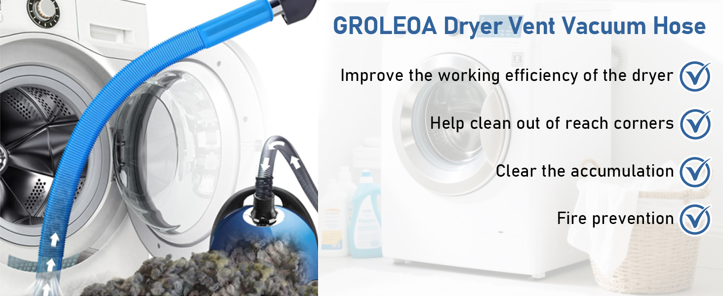 dryer vent vacuum hose attachment