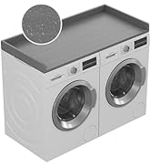 No-installation HDPE Washer Dryer Countertop, Washer and Dryer Topper Covers for The Top, Laundry...