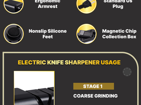  Electric Knife Sharpener