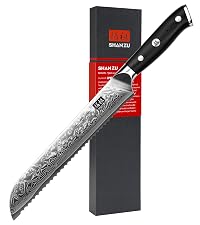 SHAN ZU Chef Knife 8 Inch Japanese Steel Damascus Kitchen Knife