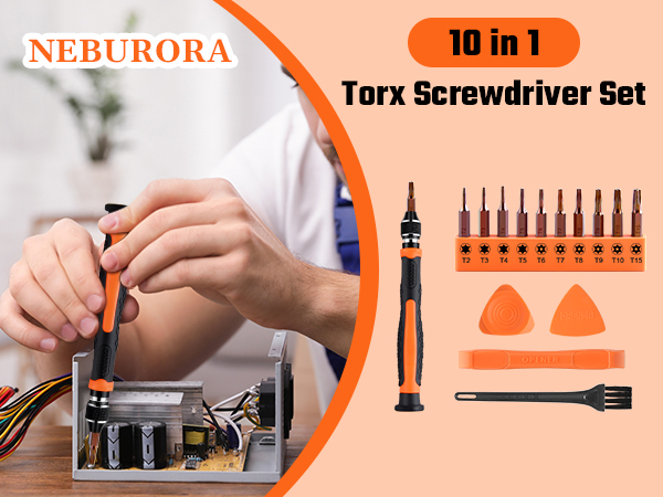 10 in 1 Torx Screwdriver Set 