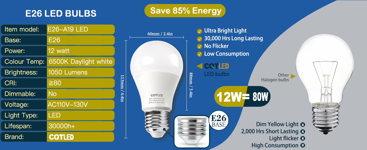 led 1050 lumens E26