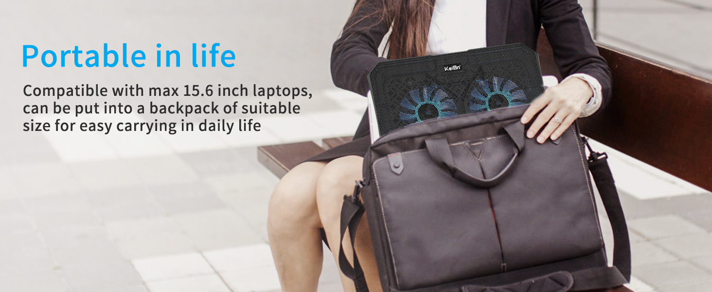 portable laptop cooler in life