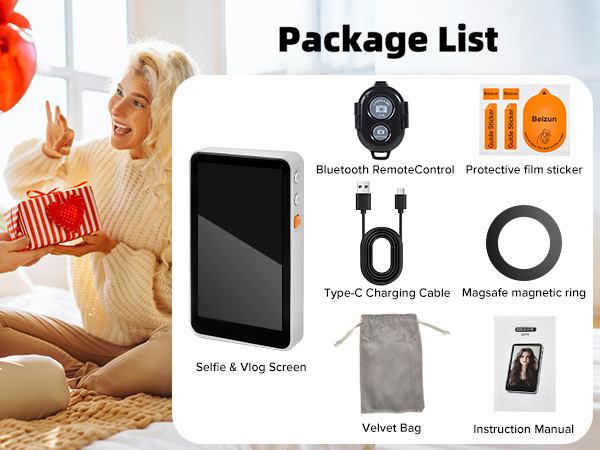 Heliora Magnetic Phone Vlog Selfie Monitor Screen