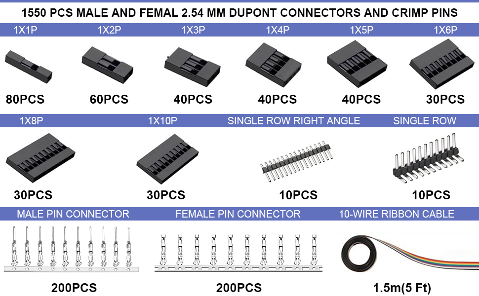 dupont connectors and pin connectors