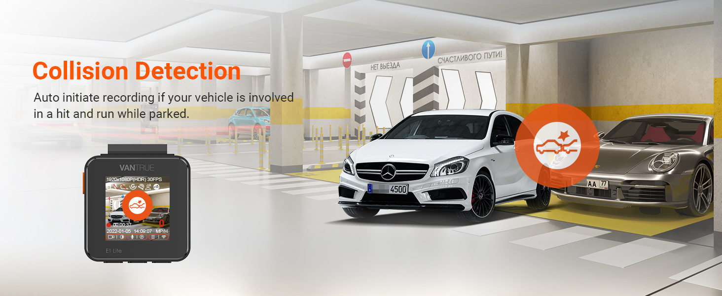 collision detection dash cam