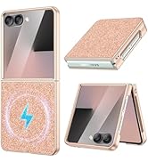 Maxdara for Galaxy Z Flip 7 Magnetic Case, [Compatible with MagSafe] [Built-in Screen Protector] ...