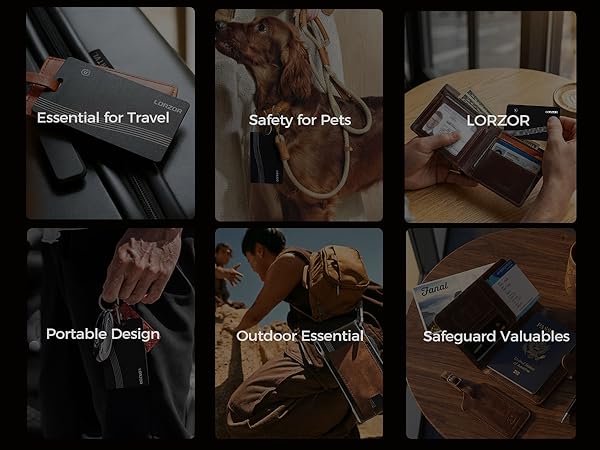 AirTag Smart Card for Apple Find My, GPS Item Finder IP68 Waterproof Locator for Keys, Pets, Luggage