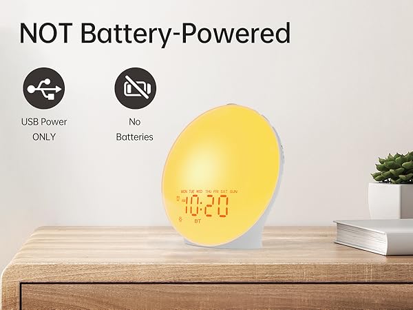 jall wake up light sunrise alarm clock