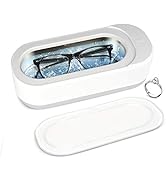 Ultrasonic Jewelry Cleaner, Jewelry Cleaner Machine 12oz 46KHz, Professional Sonic Cleaner with O...