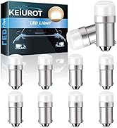Keiurot 1893 Led Bulb 1895 1815 1816 53 57 Bulb BA9S Led Bulb AC/DC 12V for Indicator Lights Car ...