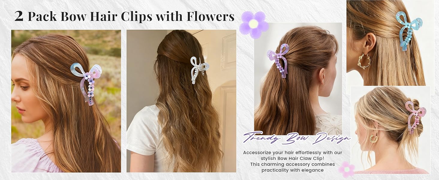 bow hair clip